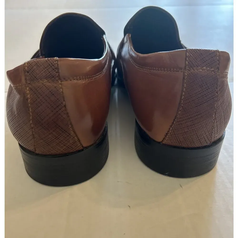 Kenneth Cole Men’s Size 9 Brown Loafers Leather Oxford‎ Shoes Dress